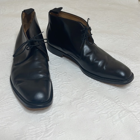 Cheaney of London Other - Cheaney of England Black Leather Lace Up Chukka Boots UK Size 12 US 13
